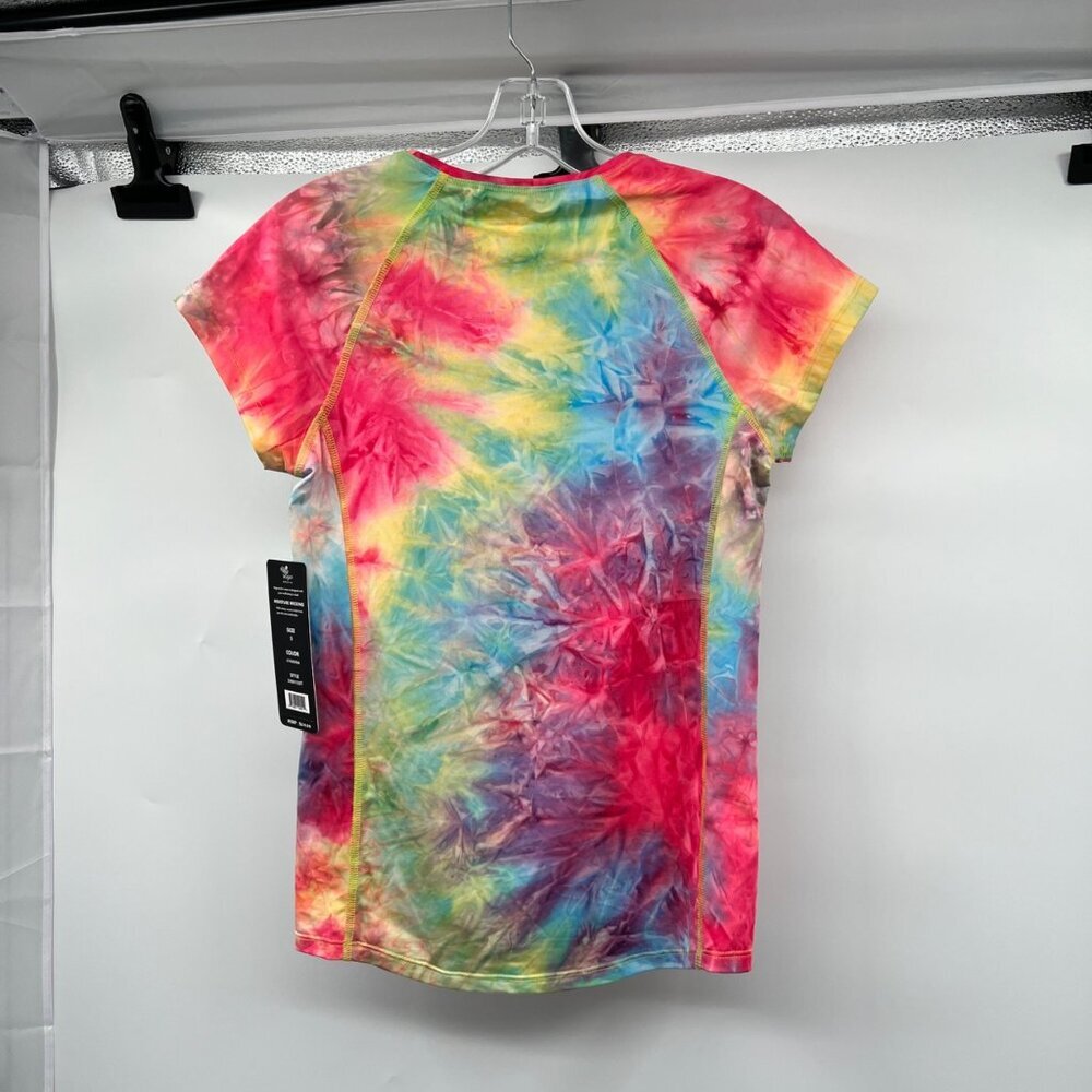 VOGO Womens Tie Dye Active T-Shirt Colorful Size Small New - Picture 6 of 9